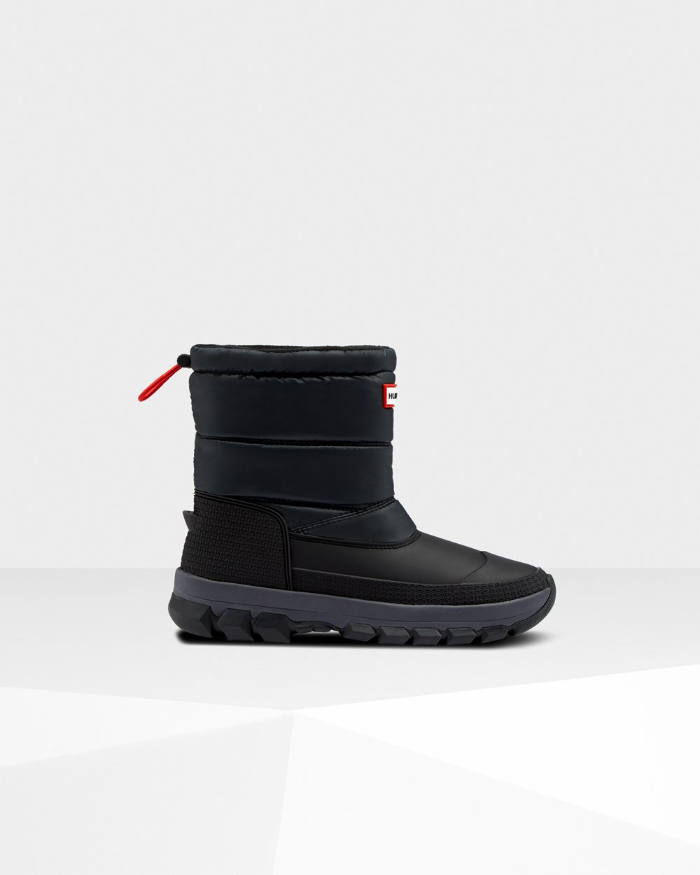 Botas De Neve Hunter Feminina Pretas - Original Insulated Short - 19XEYTKMQ